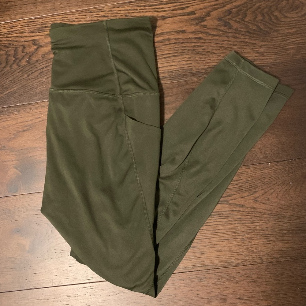 olive green leggings